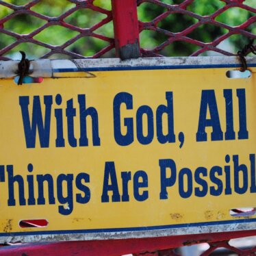 Rappelez-vous toujours que rien n&rsquo;est impossible à Dieu